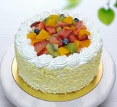 Eggless Fresh Mixed Fruit Delight